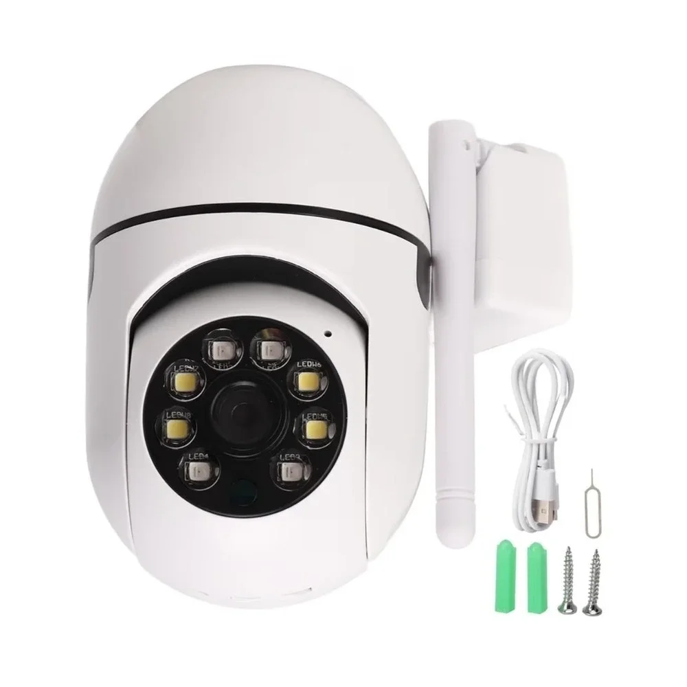 Wireless White‎ Smart Camera Wifi Cctv Model Q01 New